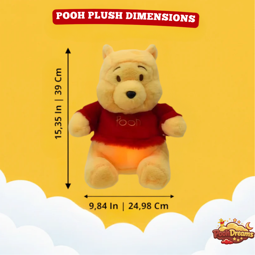 Breathing Pooh Plush for Anxiety