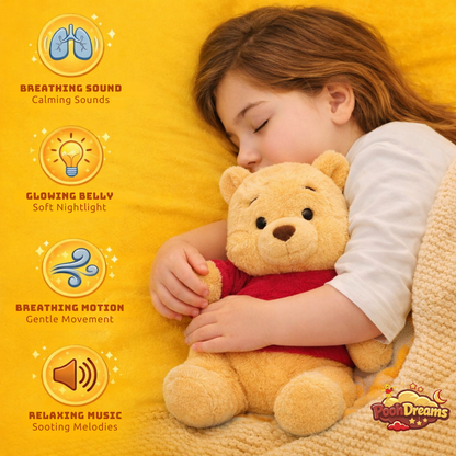 Breathing Pooh Plush for Anxiety