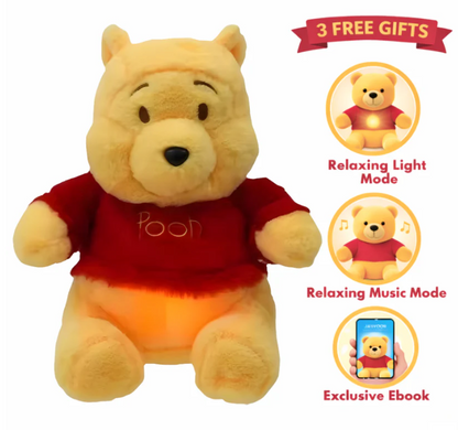 Breathing Pooh Plush for Anxiety