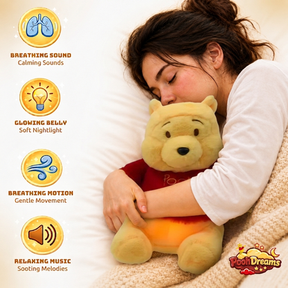 Breathing Pooh Plush for Anxiety
