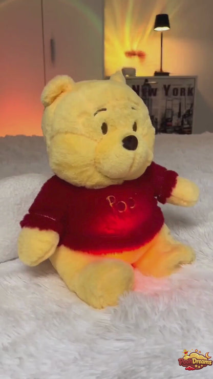 Breathing Pooh Plush for Anxiety